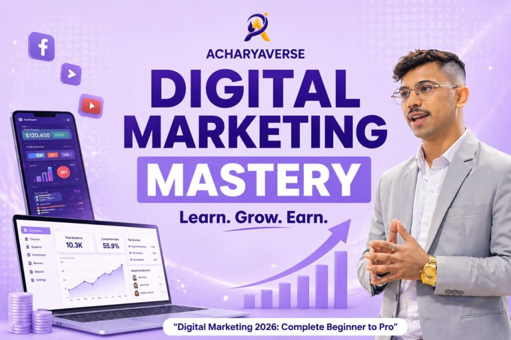 “Digital Marketing 2026: Complete Beginner to Pro”